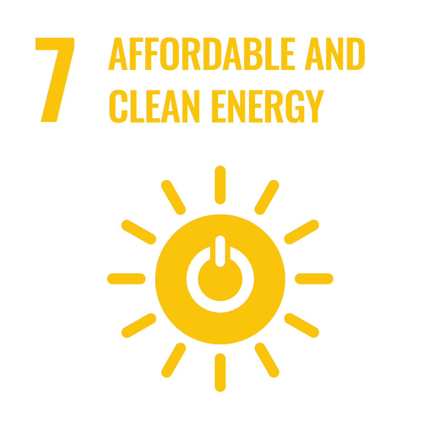 Goal 7: Affordable and clean energy